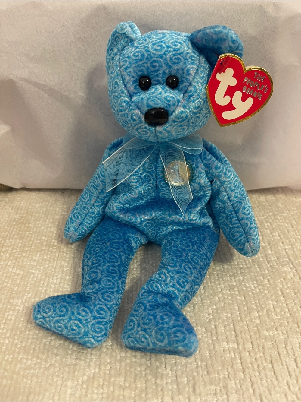 Classy the bear TY beanie baby
